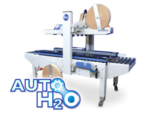 美国INTERPACK半自动湿水牛皮纸封箱机USA 2024-WAT AUTO H2O