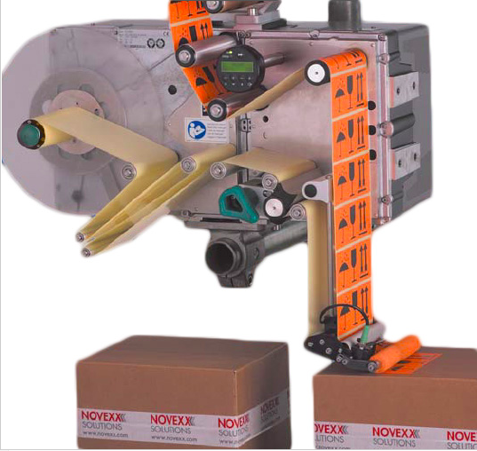 NOVEXX即印即贴贴标机_实时打印贴标机_厂家直供全自动打印贴标机