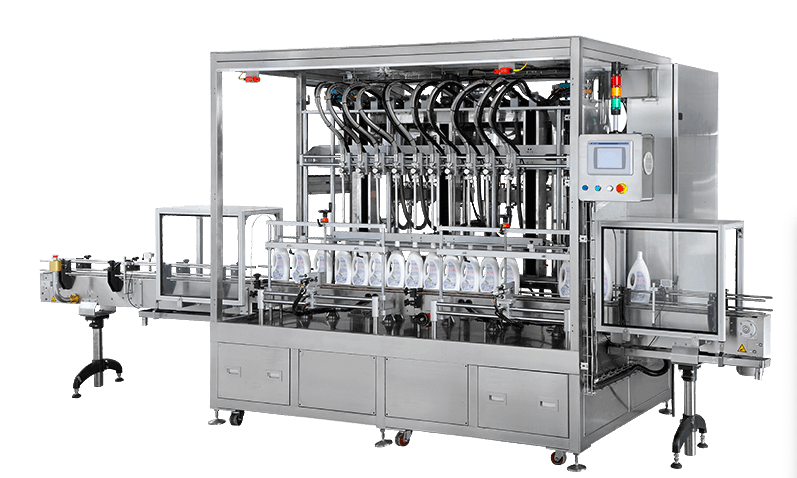 台湾KWT全自动酱料灌装机 -进口蜂蜜食用油灌装机 -多头活塞灌装机